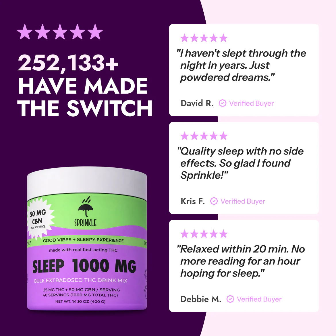 SLEEP BULK - THC Drink Mix - Image 7
