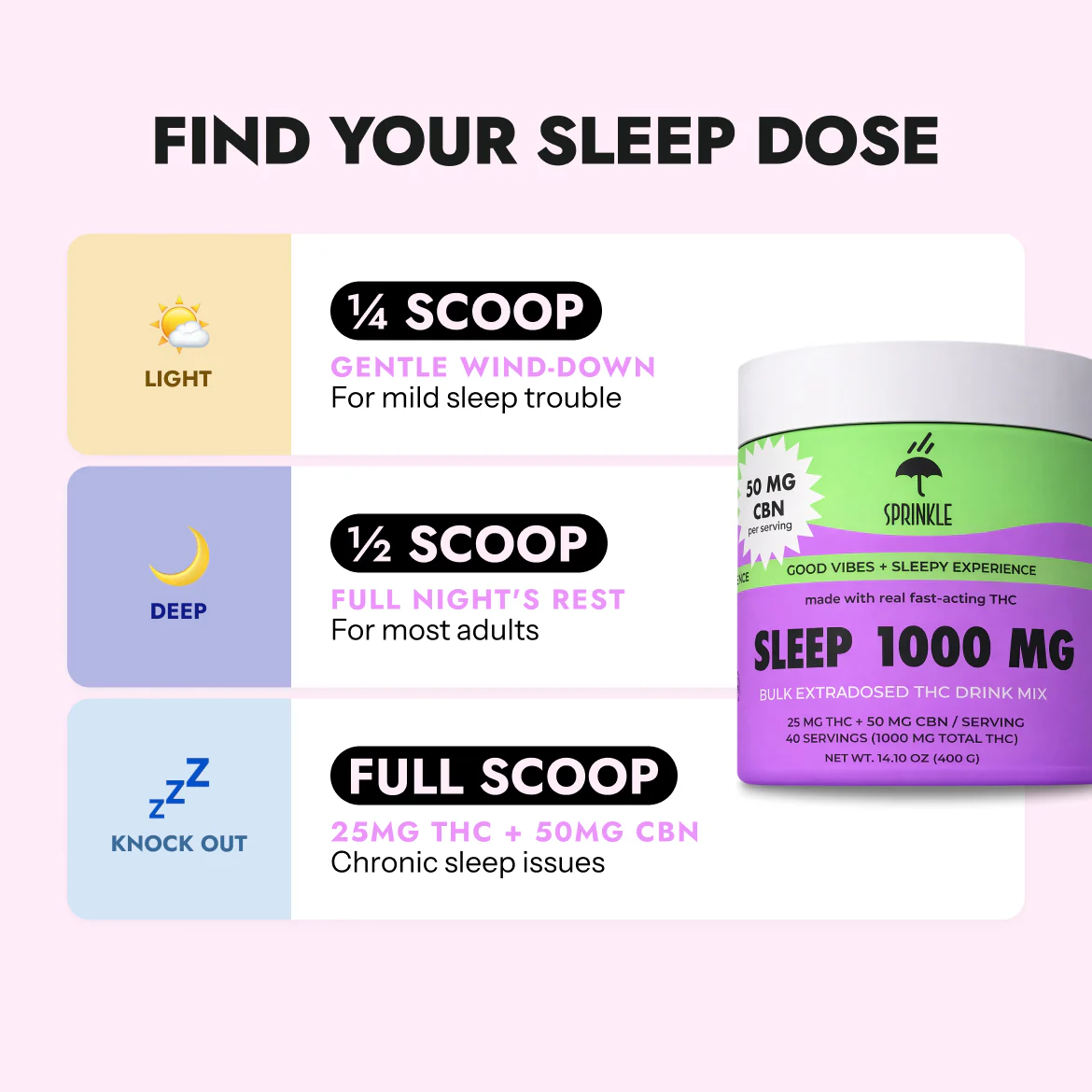 SLEEP BULK - THC Drink Mix - Image 9